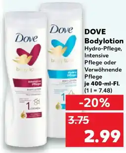Kaufland DOVE Bodylotion Hydro-Pflege Angebot