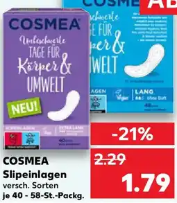 Kaufland COSMEA Slipeinlagen Angebot