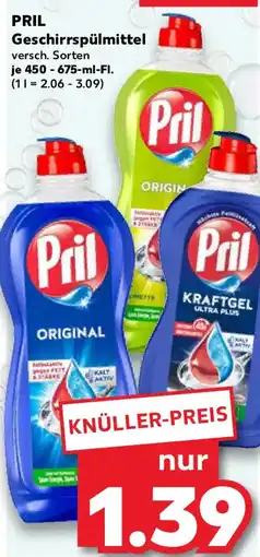 Kaufland PRIL Geschirrspülmittel Angebot