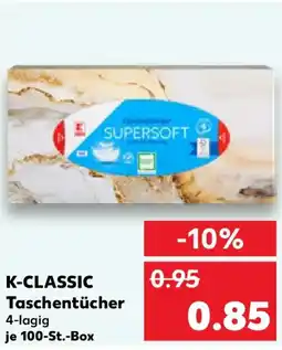 Kaufland K-CLASSIC Taschentücher Angebot