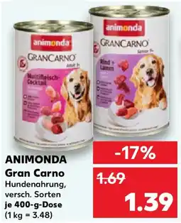 Kaufland ANIMONDA Gran Carno Angebot