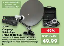 Kaufland XORO Camping- Sat-Anlage MCA 38 HD Set Angebot