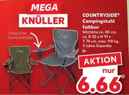 Kaufland COUNTRYSIDE Campingstuhl faltbar Angebot