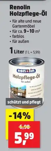 Thomas Philipps Renolin Holzpflege-Öl Angebot