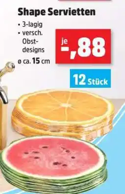Thomas Philipps Shape Servietten Angebot