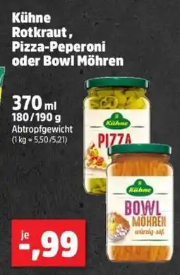 Thomas Philipps Kühne Rotkraut, Pizza-Peperoni oder Bowl Möhren Angebot