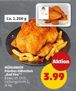 PENNY MÜHLENHOF Frisches Hähnchen „Red Fire“ Angebot