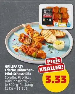 PENNY GRILLPARTY Frische Hähnchen-Mini-Schaschliks Angebot