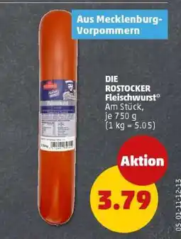 PENNY DIE ROSTOCKER Fleischwurst Angebot