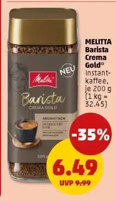PENNY Melitta Barista Crema Gold Angebot