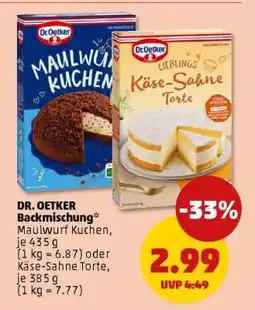 PENNY Dr. Oetker Backmischung Angebot