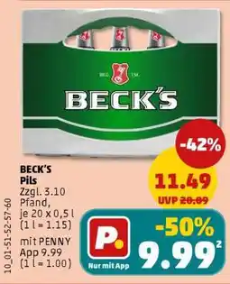 PENNY Beck's Pils Angebot
