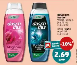 PENNY DUSCH DAS Dusche Angebot