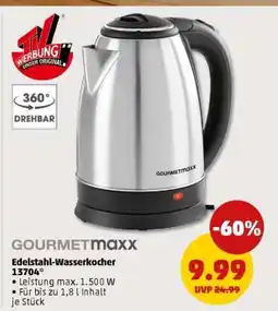 PENNY Edelstahl-Wasserkocher 13704 Angebot