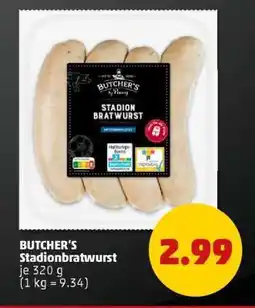 PENNY BUTCHER'S Stadionbratwurst Angebot