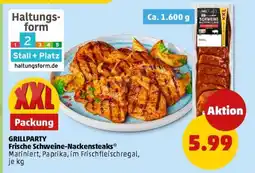 PENNY GRILLPARTY Frische Schweine-Nackensteaks Angebot