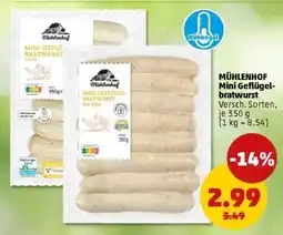 PENNY MÜHLENHOF Mini Geflügelbratwurst Angebot