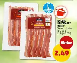 PENNY UNSERE HAUSMARKE Bacon Angebot