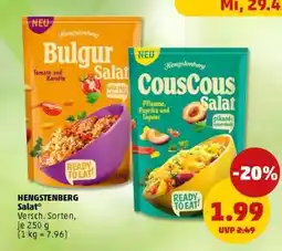 PENNY HENGSTENBERG Salat Angebot