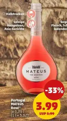 PENNY Portugal MATEUS rosé Angebot
