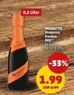 PENNY Mionetto Prosecco Treviso DOC Angebot