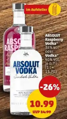 PENNY ABSOLUT Raspberry Vodka Angebot