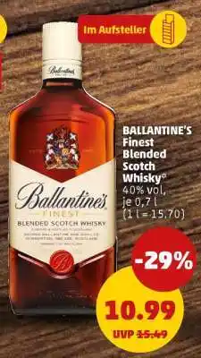 PENNY Ballantine’s Finest Blended Scotch Whisky Angebot