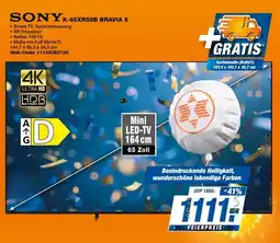 expert Techno Land SONY K-65XR59B BRAVIA 5 Angebot