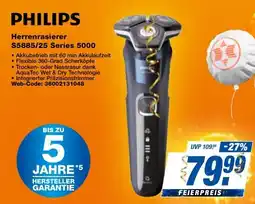 expert Techno Land PHILIPS Herrenrasierer S5885/25 Series 5000 Angebot
