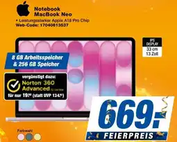 expert Techno Land Notebook MacBook Neo Angebot