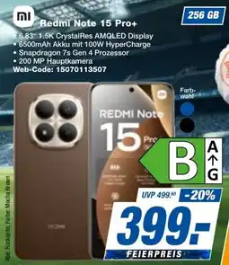 expert Techno Land MI Redmi Note 15 Pro+ Angebot