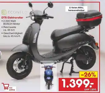 Netto Marken-Discount Econelo Dtr Elektroroller Angebot