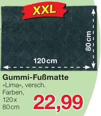 Jawoll Gummi Fußmatte Angebot