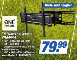 K+B Expert ONE TV-Wandhalterung WM4664 Angebot