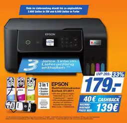 K+B Expert EPSON Multifunktionsdrucker EcoTank ET-2871 Angebot