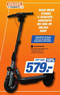 K+B Expert SEGWAY E-Scooter Ninebot F3 D Angebot