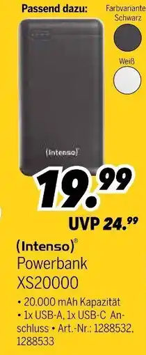 MEDIMAX (Intenso) Powerbank XS20000 Angebot