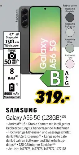 MEDIMAX SAMSUNG Galaxy A56 5G (128GB) Angebot