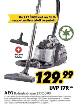 MEDIMAX AEG Bodenstaubsauger LX7-2-ÖKOX Angebot