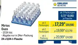 METRO Mirios Ouzo Angebot