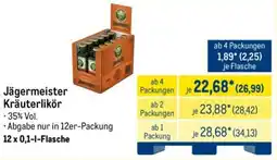 METRO Jägermeister Kräuterlikör Angebot