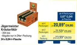 METRO Jägermeister Kräuterlikör Angebot