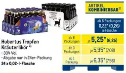 METRO Hubertus Tropfen Kräuterlikör Angebot