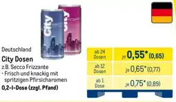 METRO Deutschland City Dosen Angebot