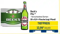 METRO Beck's Pils Angebot