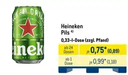 METRO Heineken Pils Angebot