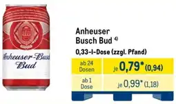 METRO Anheuser Busch Bud Angebot