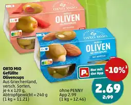 PENNY Orto mio gefüllte oliven mit paprika Angebot