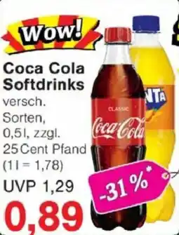 Jawoll Coca Cola Softdrinks Angebot