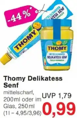 Jawoll Thomy Delikatess Senf Angebot